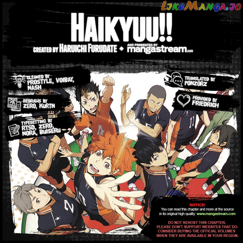 Haikyuu!!, Chapter 313 image 02